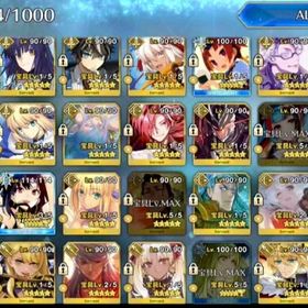 ssr92/143種_完凸カレイドスコープ_完凸黒の聖杯_完凸魔道元帥_宝具多数 | FGOのアカウントデータ、RMTの販売・買取一覧