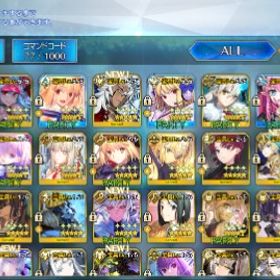 破格！！星５多数！宝具５も多数の引退アカウント！オルガマリー、ファンタ等宝具５レベル120 | FGOのアカウントデータ、RMTの販売・買取一覧