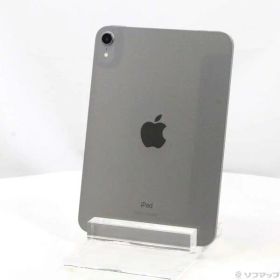 【中古】Apple(アップル) iPad mini 第6世代 64GB スペースグレイ MK7M3J／A Wi-Fi 【344-ud】