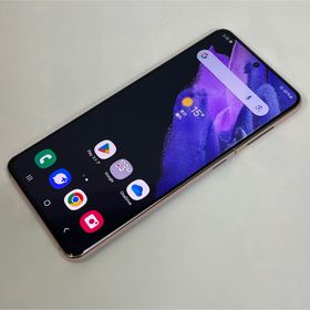 ギャラクシー(Galaxy)のSIMフリー Galaxy S21 5G SCG09 美品 バイオレット(スマートフォン本体)