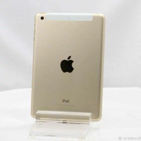 【中古】Apple(アップル) iPad mini 3 16GB ゴールド MGYR2J／A docomo 【348-ud】