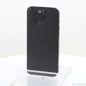 【中古】Apple(アップル) iPhone15 Pro Max 256GB ブラックチタニウム MU6P3J／A SIMフリー 【348-ud】