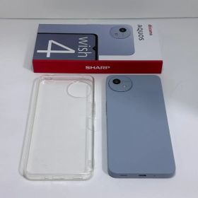 【未使用に近い】SHARP AQUOS wish4 SH-52E ブルー