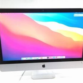 ◇割れあり Apple iMac Retina 5K 27-inch 2019 OS Big Sur A2115 CORE I9 3.6GHz 64GB 2667MHz DDR4 SSD1TB 27インチ 1127-17H 〒@160◇
