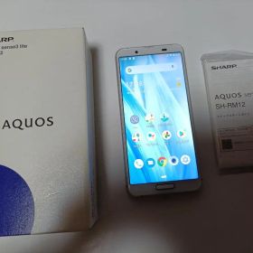☆AQUOS sense3 lite 64GB SH-RM12 シルバーホワイト