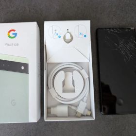 Google Pixel 6a 本体 画面ひび割れあり