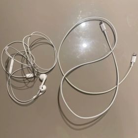 純正品 Apple Lightningケーブル typeCと EarPods