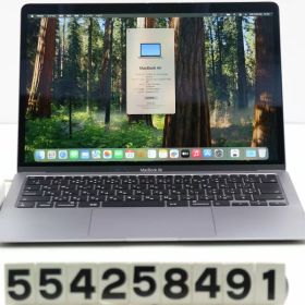 Apple MacBook Air 2020 A2179 スペースグレイ Core i3 1000NG4 1.1GHz/8GB/256GB/WQXGA/macOS Sequoia 外装割れあり【中古】【20251204】