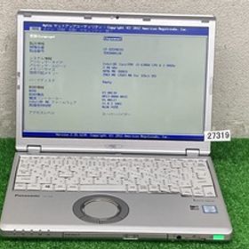PANASONIC LET`S NOTE CF-SZ5 ノートブック CPU I5-6代 電源 ok メモリ 4GB HDD 0 ジャンク (27319)