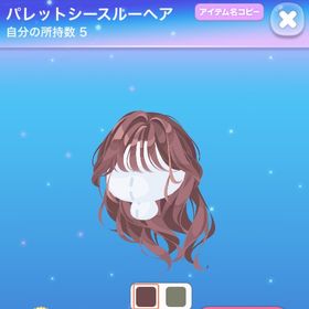 パレットシースルーヘア | ポケコロのアイテム、RMTの販売・買取一覧