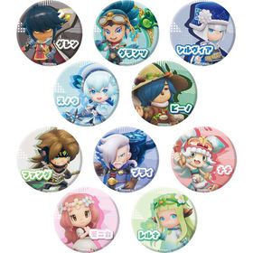 『ファンタジーライフi グルグルの竜と時をぬすむ少女』 仲間キャラクタートレーディング缶バッジVol.1 コンプリートセット