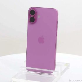 【中古】Apple(アップル) iPhone16 Plus 128GB ピンク 3N345J／A SIMフリー 【344-ud】