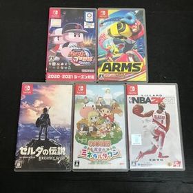 【ジャンク・未検品】ニンテンドースイッチ ソフト 5本セット ～ゼルダ゛の伝説 ブレスオブザワイルド、牧場物語～ 他【ゲーム-384】