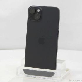 〔中古品〕 iPhone15 Plus 128GB ブラック MU083J／A SIMフリー【344】