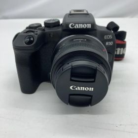 【中古】CANON EOS R10 RF-S18-45 IS STM RF-S18-45mm F4.5-6.3 IS STM ミラーレス一眼カメラ レンズキット 2022年[19]
