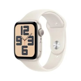 【未使用】Apple Apple Watch SE2 44mm GPS スターライトアルミニウムケース/スターライトスポーツバンド (S/M) MXEU3J/A【広島】保証期間3ヶ月