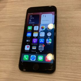 ジャンク/割れ iPhone SE(第２世代) AU版 SIMフリー 128GB ■76％