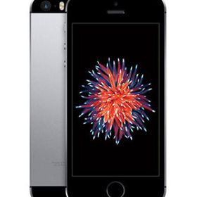 iPhoneSE[64GB] SIMロック解除 au/UQ スペースグレイ【安心保 …