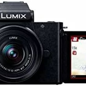 【中古】パナソニック Vlog ミラーレス一眼カメラ ルミックス G100K 標準ズームレンズキット ブラック DC-G100K-K