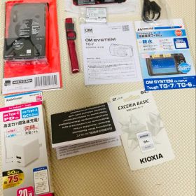OMSYSTEM TG-7 レッド 防水対衝撃コンデジ 他5点付属6点セット