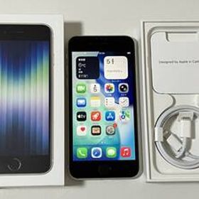 SIMフリー iPhoneSE3 128GB Starlight シムフリー アイフォンSE iPhone SE 3 第3世代 第三世代 スターライト SIMロックなし A2782 MMYG3J/A