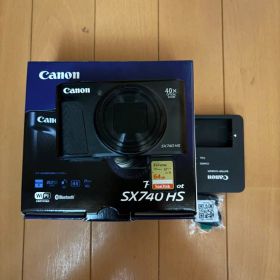 美品 キヤノン POWERSHOT SX740hs ブラック