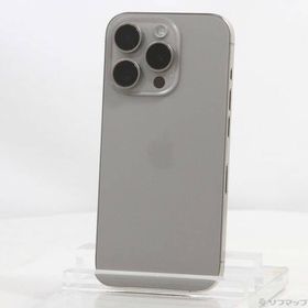 〔中古〕Apple(アップル) iPhone15 Pro 128GB ナチュラルチタニウム MTU93J／A SIMフリー〔196-ud〕