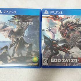 [PS4] God Eater 3 + Monster Hunter World - モンスターハンター: ワールド + ゴッドイーター3 ゲームソフト2本セット