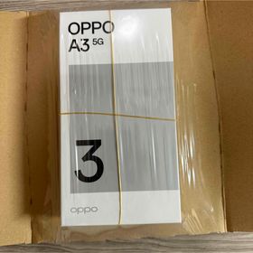 オッポ(OPPO)の【新品 未開封】OPPO A3 5G A402OP ブラックψ(`∀´)ψ(スマートフォン本体)