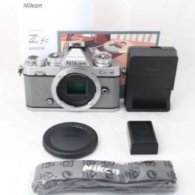 ☆美品・プレミアムエクステリア張替品（ナチュラルグレー）☆ Nikon ミラーレス一眼カメラ Z fc ボディ Zfc シルバー ニコン #4058