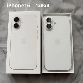 【美品】Apple iPhone 16 128GB ホワイト
