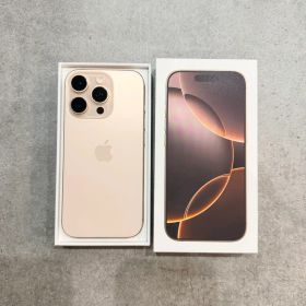 [美品] iPhone16PRO SIMフリー128GB デザートチタニウム