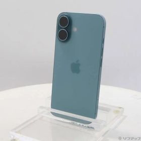 〔中古品〕 iPhone16 128GB ティール MYDV3J／A SIMフリー【295】
