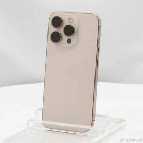 〔中古品〕 iPhone16 Pro 128GB デザートチタニウム MYMX3J／A SIMフリー【344】