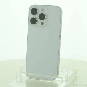 〔中古品〕 iPhone16 Pro 128GB ホワイトチタニウム MYMW3J／A SIMフリー【258】