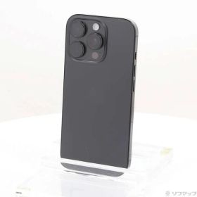 〔中古品〕 iPhone16 Pro 128GB ブラックチタニウム MYMV3J／A SIMフリー【269】
