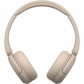ソニー Bluetooth対応ダイナミック密閉型ヘッドホン(ベージュ) WH-CH520-CZ