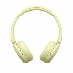 ワイヤレスヘッドホン WH-CH520 イエロー Bluetooth 軽量設計 約147g 専用アプリ対応により好みの音質にカスタマイズできる「イコライザー」設定対応 最大50時間連続再生 3分充電で最大1.5時間再生 急速充電対応 マルチポイント対