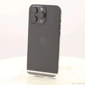 〔中古品〕 iPhone16 Pro Max 256GB ブラックチタニウム MYWG3J／A SIMフリー【258】