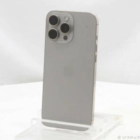 〔中古品〕 iPhone16 Pro Max 256GB ナチュラルチタニウム MYWK3J／A SIMフリー【262】