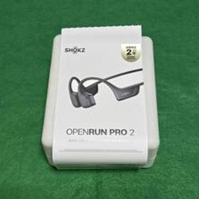 Shokz (ショックス) OpenRun Pro 2 骨伝導イヤホン ワイヤレスイヤホン オープンイヤー ブラック 黒 標準サイズ IP55 防水防塵