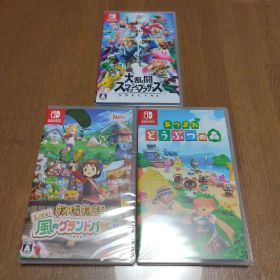 新品未開封 スマブラ 牧場物語 Let's! 風のグランドバザール どうぶつの森