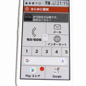 FCNT らくらくスマートフォン F-42A docomo ホワイト