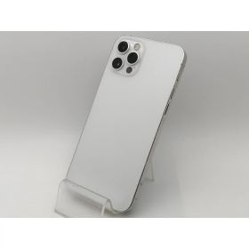 【中古】Apple SoftBank 【SIMロック解除済み】 iPhone 12 Pro 256GB シルバー MGMA3J/A【津田沼】保証期間1ヶ月【ランクC】