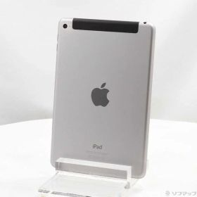 【中古】Apple(アップル) iPad mini 4 64GB スペースグレイ MK722J／A docomoロック解除SIMフリー 【377-ud】
