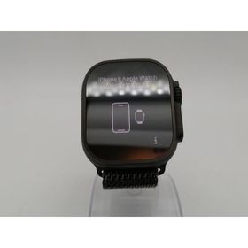 【中古】Apple Watch Ultra2 49mm Cellular ブラックチタニウムケース/ブラックチタニウムミラネーゼループ (M) MX5U3J/A【札幌南2条】保証期間１ヶ月
