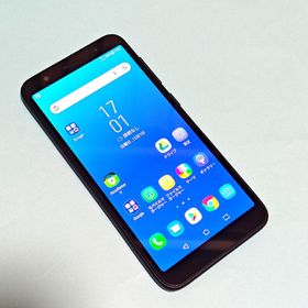 エイスース(ASUS)の㉛ASUS Zenfone Live L1 ZA550KLミッドナイトブラック(スマートフォン本体)