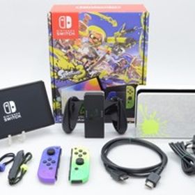 [中古]Nintendo Switch 有機ELモデル スプラトゥーン3エディション [Joy-Con オリジナルデザイン] HEG-S-KCAAA