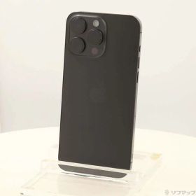 【中古】Apple(アップル) iPhone15 Pro Max 256GB ブラックチタニウム MU6P3J／A SIMフリー 【276-ud】