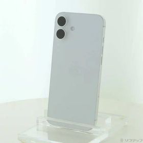 〔中古品〕 iPhone16 Plus 128GB ホワイト MXVC3J／A SIMフリー【258】